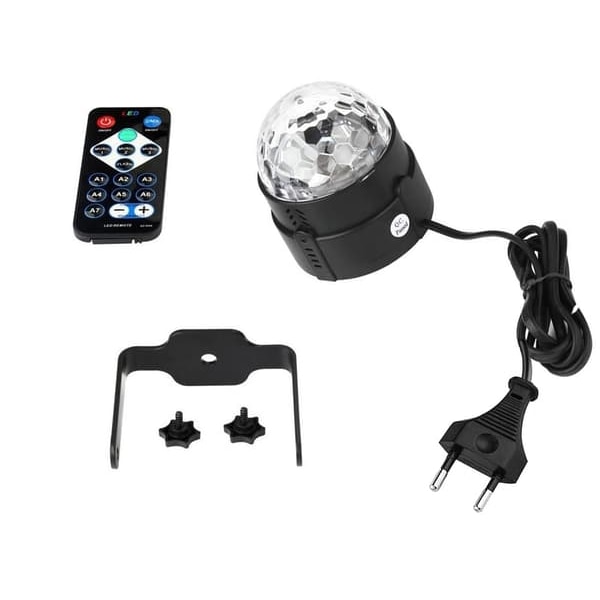 Diskokuleprojektor – LED RGB Spotlight