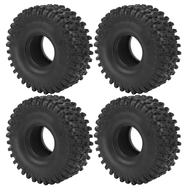 4 stk. 120MM 1,9-tommers gummidekk som passer til SCX10 90046 1/10 RC bilmodell