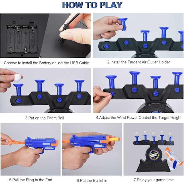 Flytande Målskytte Spel för Nerf, Måltavla för Nerf Hover Target