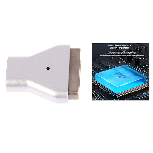 Type C Magneettinen USB PD -sovitin Magsafe 2 Book Pro -pistokkeelle