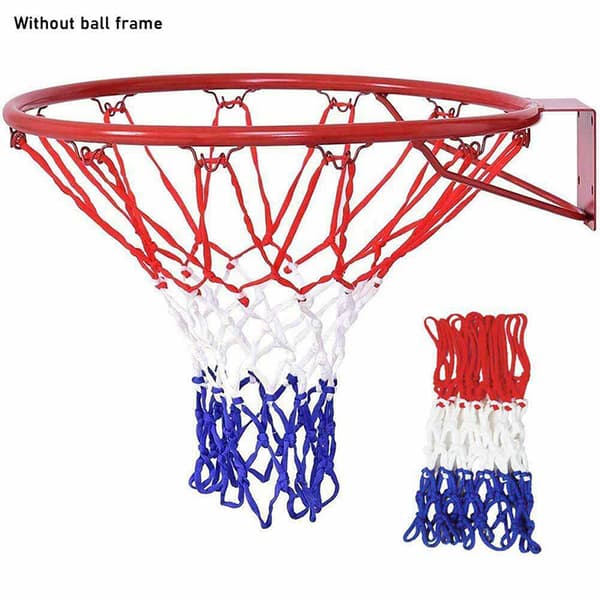 Standard Basketball Net Nylon Hoop Mål Standard Fælg Til Kurv Multicolor Multicolor 5Pcs