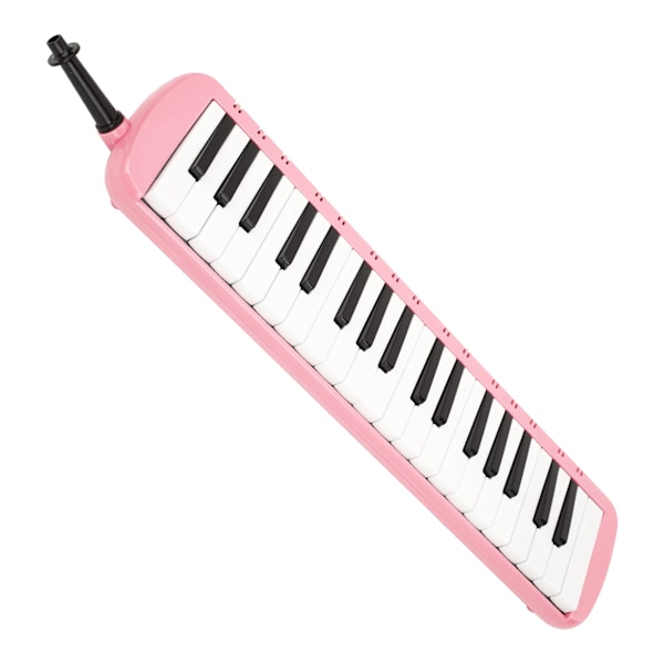 Melodica 37 Tangenter Keyboard Blåseinstrument for Nybegynnere Profesjonell Trening Rosa