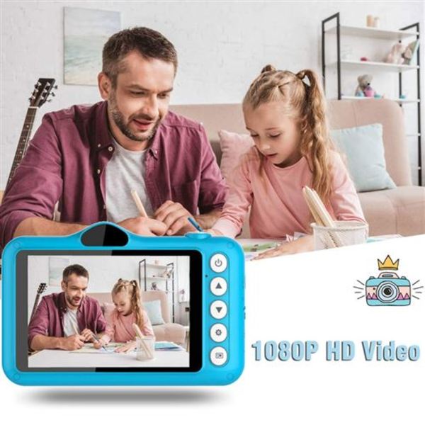 Digitaalinen kamera lapsille, lahjaidea 3-10-vuotiaille, 3,5 tuuman näytöllä