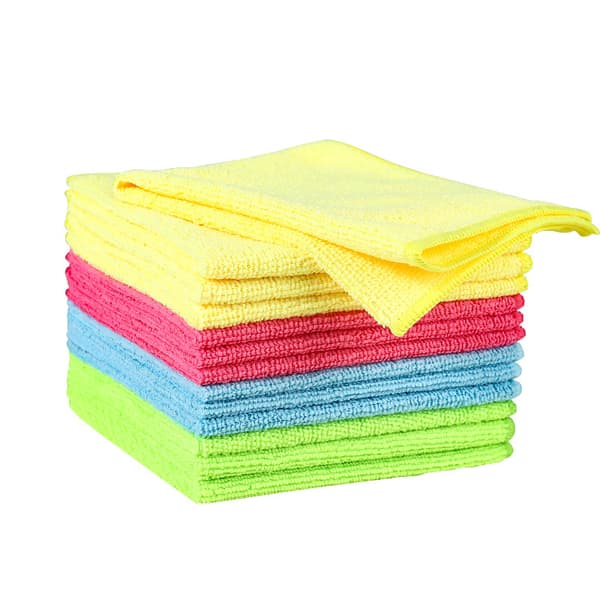 Mikrofiberduk, 12-pack, Storlek: 30 x 30 cm