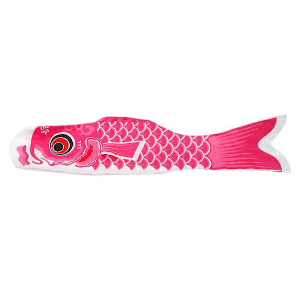 70cm Koi Nobori Karp Vindsekker Koinobori Fargerik Fiskeflagg Hengende Veggdekor Rosa pink