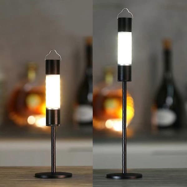 LED-taskulamppu pieni taskulamppusetti USB ladattava ulkovalaistus
