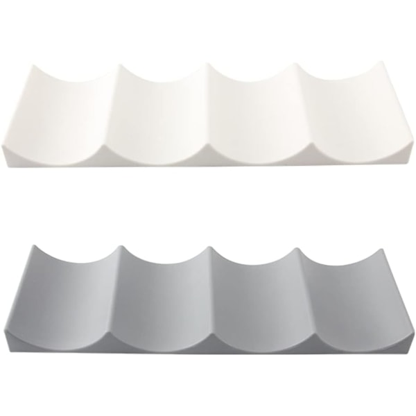 Kjøleboks Flaskeholder 2 Stykker Flaskeoppbevaringsmatte Stabelbar Plast