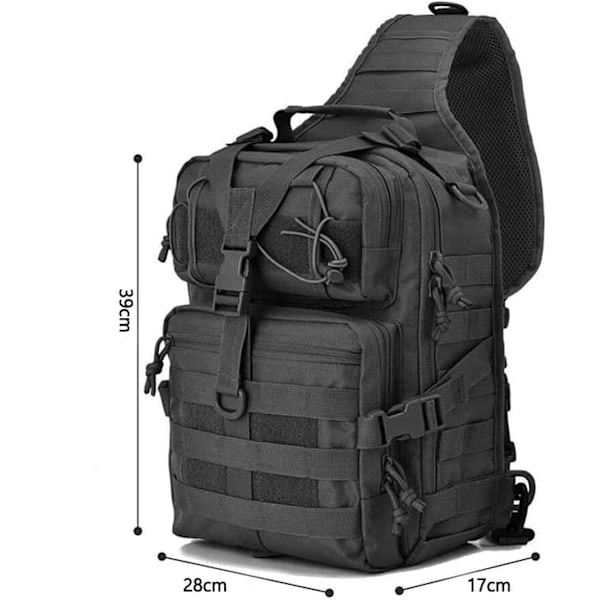 Olkalaukku, crossbody-laukku, naamiointikuvioinen miesten reppu, crossbody-laukku