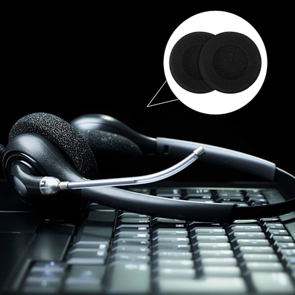 10 Stykker Hodetelefonputer Skumpute Erstatning Øreputer Beskyttelse