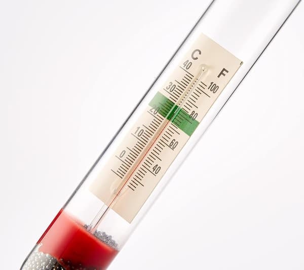 Profesjonelt hydrometer/termometer for vannsport