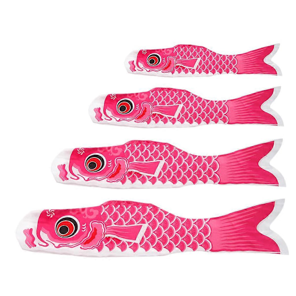 70cm Koi Nobori Karpe Vindposer Koinobori Farverig Fisk Flag Hængende Vægdekoration Blå purple