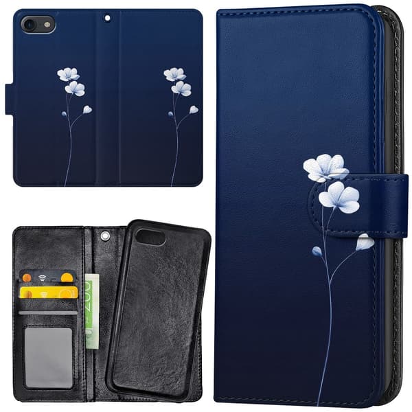 iPhone 16e/17e - Pung Etui/Etui Blomst{f3} 150
