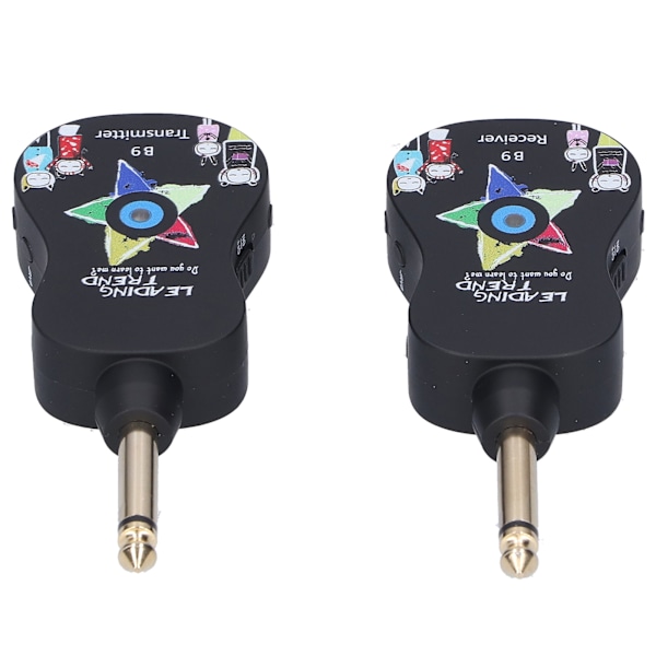 Trådlöst gitarrsystem Digital sändare mottagare med reverb diskant basjustering B9