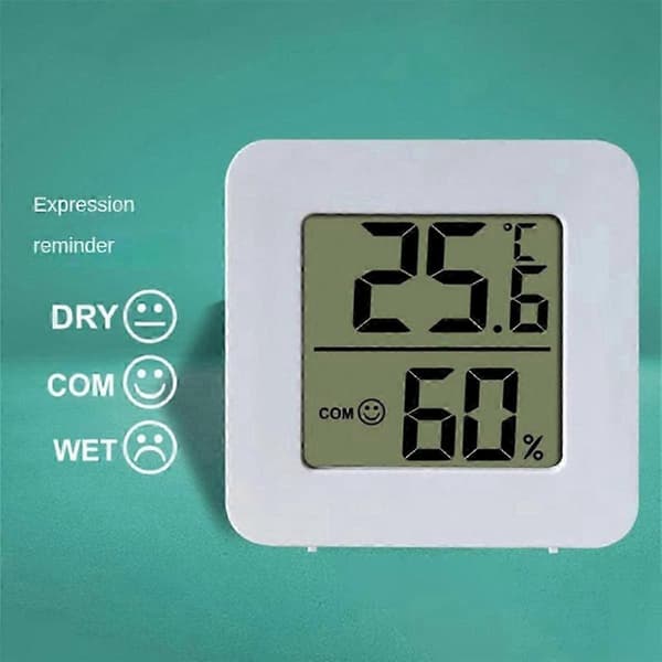 10X Mini Indendørs Termometer LCD Digital Temperatur Rum Hygrometer Måler Sensor Fugtighedsmåler Hjem_Kvalitetsgaver{f3}