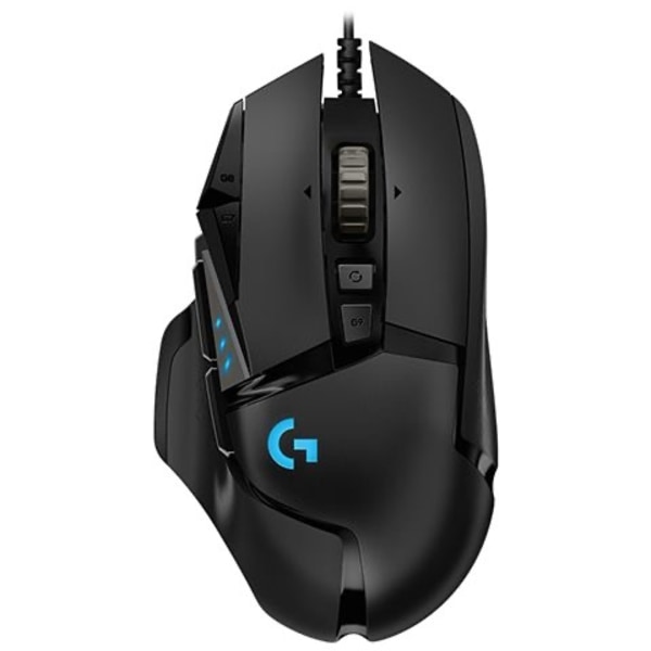Logitech G502 LIGHTSPEED Trådlös Mus, HERO 25K Sensor, 25 600 DPI, RGB, Reducerad Vikt, 11 Programmerbara Knappar, Lång Batteritid (Trådbunden Mus) Wired Mouse