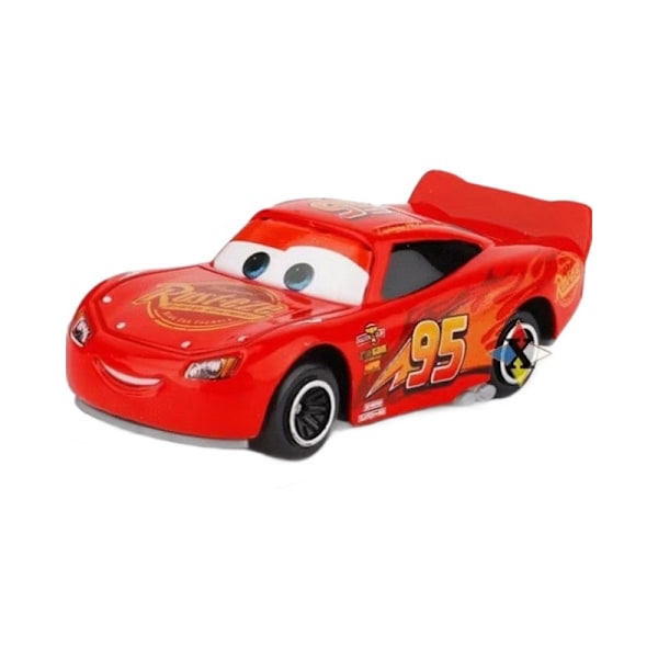 Cars 3 Racing Lynet McQueen Børnelegetøj Slide Legeringsbil Sort Storm 2 Bumle Drengegave Cars [6-pack] with gift box