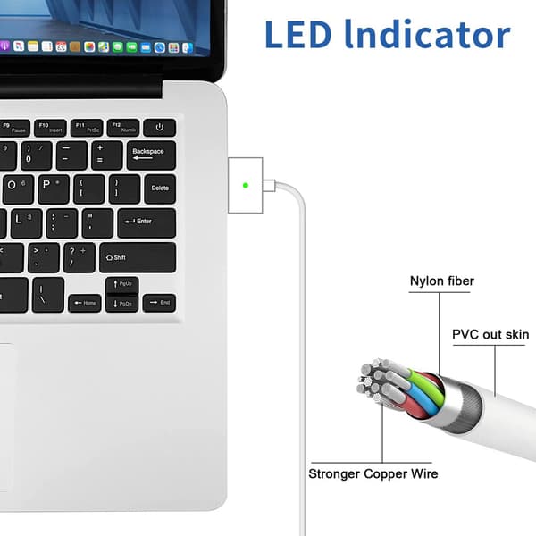 85W Magsafe 2 oplader til Apple Macbook Pro 13\" 15\" 17\"