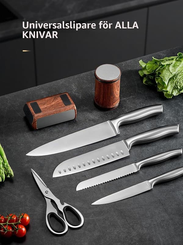 Rullknivsslipset med magnetiskt vinkelstöd, 15° och 20° diamantkeramisk slipning