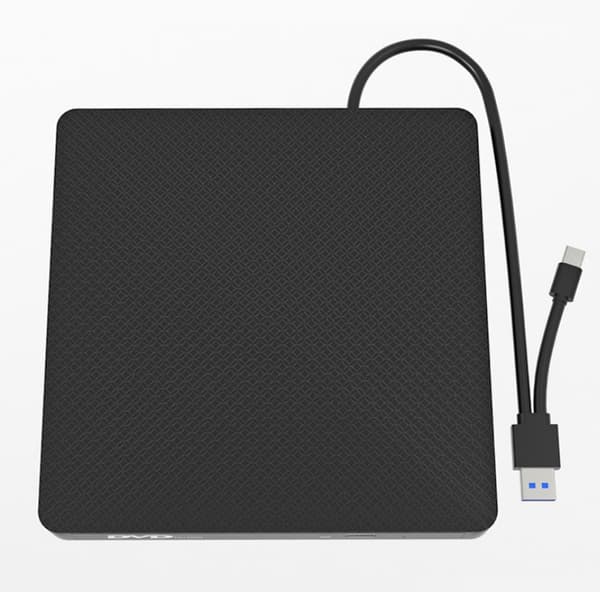 .0 2 i 1 computer ekstern optisk drev RW brænder CD-afspiller 2 i 1 Combo C black Disc 2 in 1 black