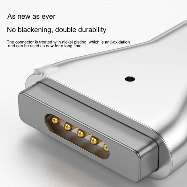Typ C Magnetisk USB PD Adapter för Magsafe 2 Book Pro Plug Conv