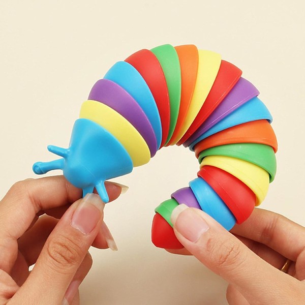 Färgglad blå snigel reliefleksak Colorful Blue