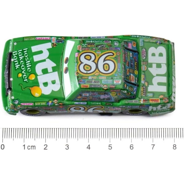 Disney Pixar Bilar 3 Chick Hicks Polis McQueen Mater Fabulous Hudson Diecast Metall Legering Modell Bil Leksaker för Pojkar (Färg : Chick Hicks) Chick Hicks