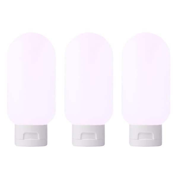 Läcksäkra reseflaskor - Reseförpackning i resestorlek (3-delat reseflaskset)