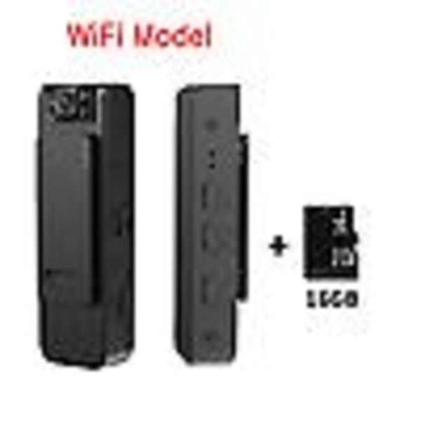 L8 Mini Kamera Video Lydoptager HD 1080P Konference Udendørs Sport Loop Optagelse Camcorder Lavalier Kamera Magnetisk Bagclip