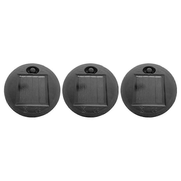 3 solcellebelysningsdele til udendørs belysning, solpaneler, solcellebelysningsdele