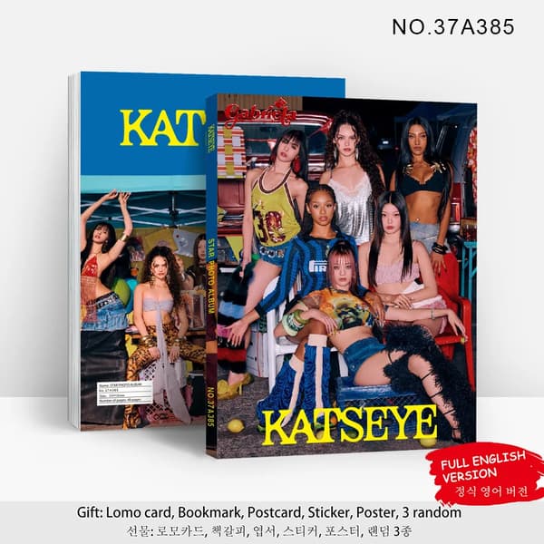 Idol Estetisk Väggkonst Fototryck & Vykortssamling - K-Pop Stil Inredning för Sovrum, Vardagsrum, Studentrum, Presentidé KATSEYE-1