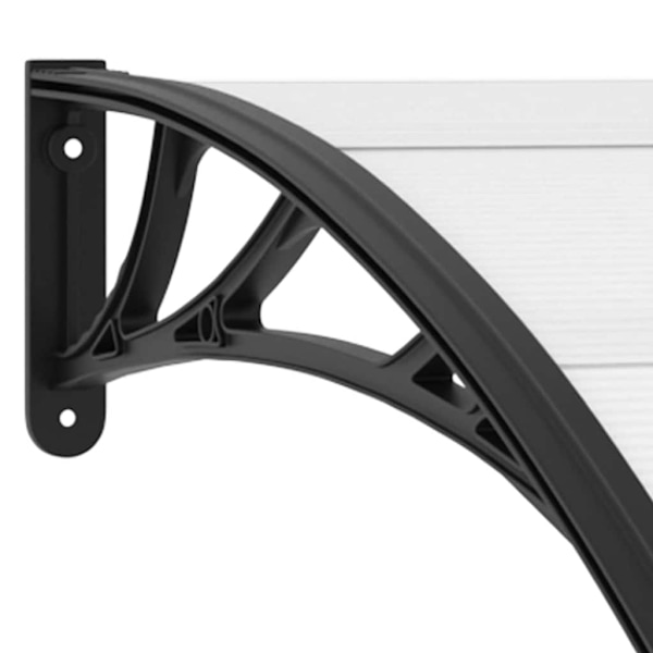 vidaXL Entrétak 120 x 100 cm Black Svart