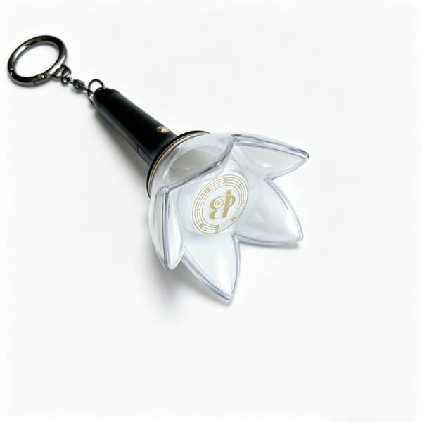 BIGBANG 20-årsjubileum Crown Light nøkkelring, mini-vifte lightstick-tilbehør