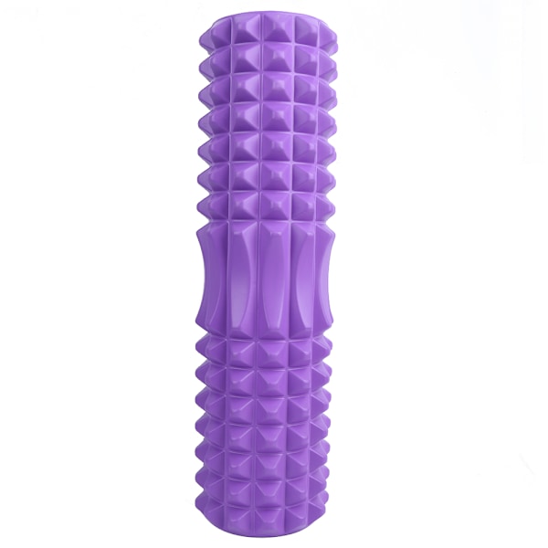Ihålig Yoga Roller Foam Roller Muskelavslappning Massage Fitness Fascia Bar Stick Lila