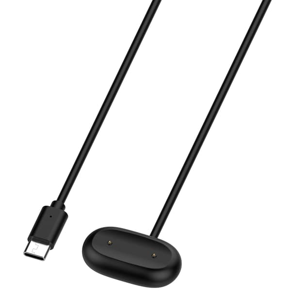 Magnetisk opladerkabel til Google Fitbit Ace Air, bærbart USB-opladerkabel, sikker magnetisk forbindelse, praktisk erstatningsoplader Black [USB-A Port]