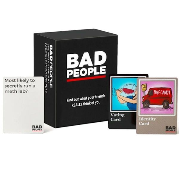 Kortspelet Tactic Bad People - partyspel