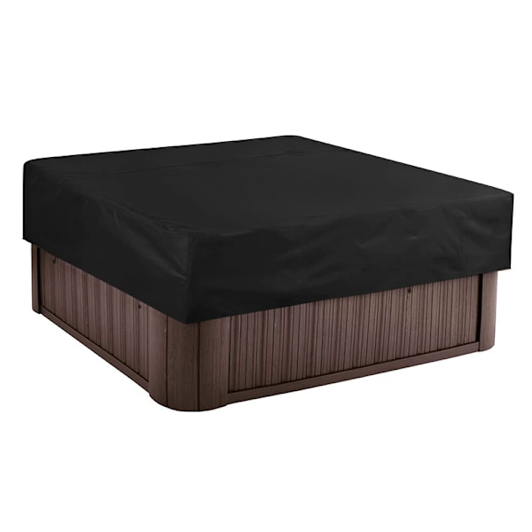 Vanntett firkantet polyester boblebadtrekk