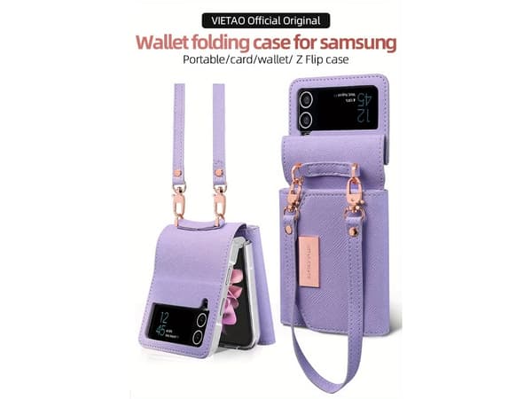 Kotelo Samsung Galaxy Z Flip3:lle, oranssi