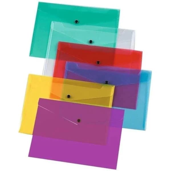 Dokument (10-pack) Mapp A4 Plastficka Klar Organizer Dokumentväska Dokument Skola