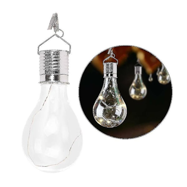 HK 5x udendørs solcellelamper varm hvid havedekoration-AD4-(FQ)