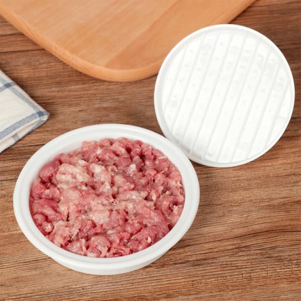 1 st Hamburgerpress Fylld Burgerpress Plast Kött Grill Fest BBQ Burgare Maker Form Hamburger Maker Köksredskap 56047