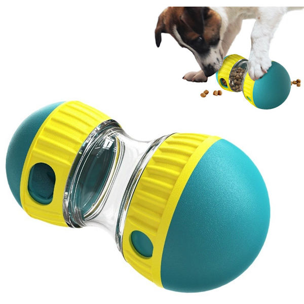 Hundesnackbold - Interaktiv Langsom Foderdispenser - Puslespilslegetøj til Hunde Katte - Justerbart Foderudløserlegetøj Colour One size