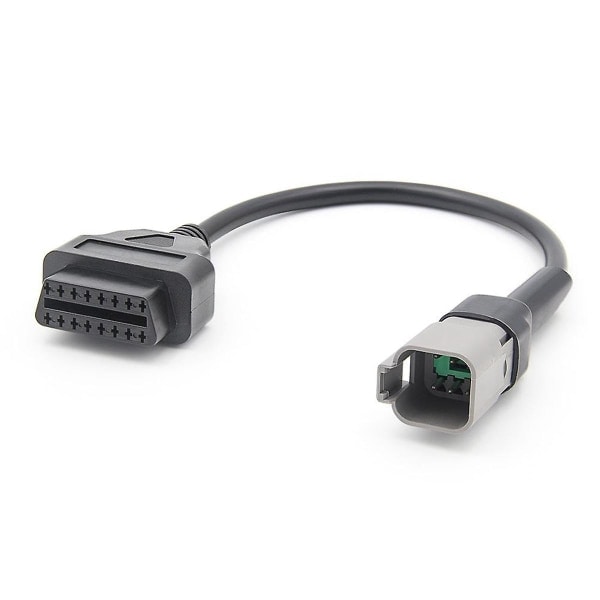 6PIN til 16PIN Diagnostisk OBD2 Kabel Adapter, OBDII Scanner Erstatning til CAN AM ATV UTV Motorcykel Cykel Værktøj(FQ)