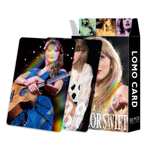 Taylor Swift Laserkort - 30 dobbeltsidede kort