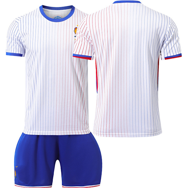 2024 EM Frankrikes landslag bortamatch nr 10 Mbappé fotbollströja 7 Griezmann 9 Giroud 11 Bailey tröja Factory default light board Factory default light board Size L