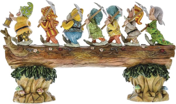 Disney Traditions Snehvide og de syv dværge Høj Sten Figur