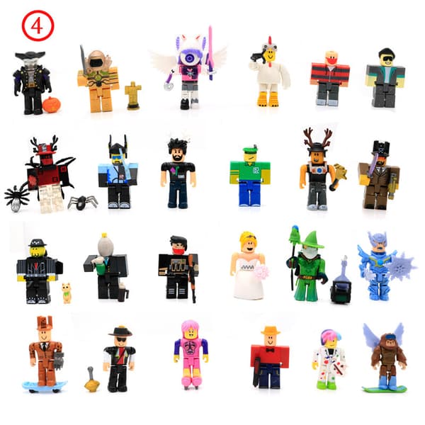 Roblox 24-delt miniaturefigur virtuel verden figur byggeklodslegetøj{F3} 4