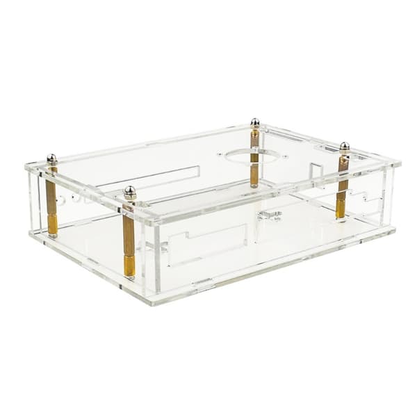 Case til Banana Pi R4 Akryl Case DIY Support Køleventilator (Case ikke inkluderet)