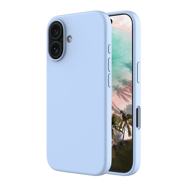 Rvelon Mobile Case Silicone MagSafe iPhone 16:lle - Vaaleansininen Silikonskal Silikon