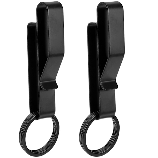 2 kpl vyön avaimenpidikettä teräksinen vyö avaimenperä leike Pikakiinnitys vyö avaimenperä (10,4x2,1 cm)