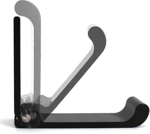 4 st vikbar väggmonterad klädkrok i aluminiumlegering, vikbar multifunktionshängare (svart) SX Black